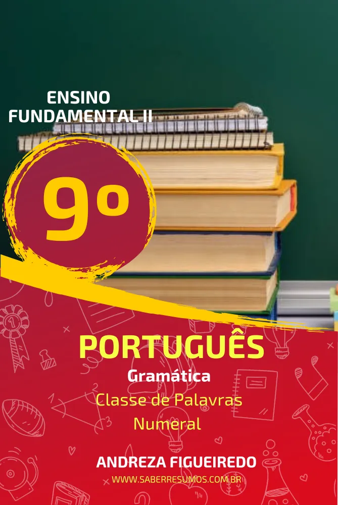 649 - Português - Gramática - Classe de Palavras - Numeral - 9º ano - PDF com 7 páginas Imagem