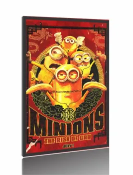 Quadro Poster Filme  Minions 2 A Origem de Gru (2022)