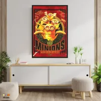 Quadro Poster Filme  Minions 2 A Origem de Gru (2022) - Foto 4