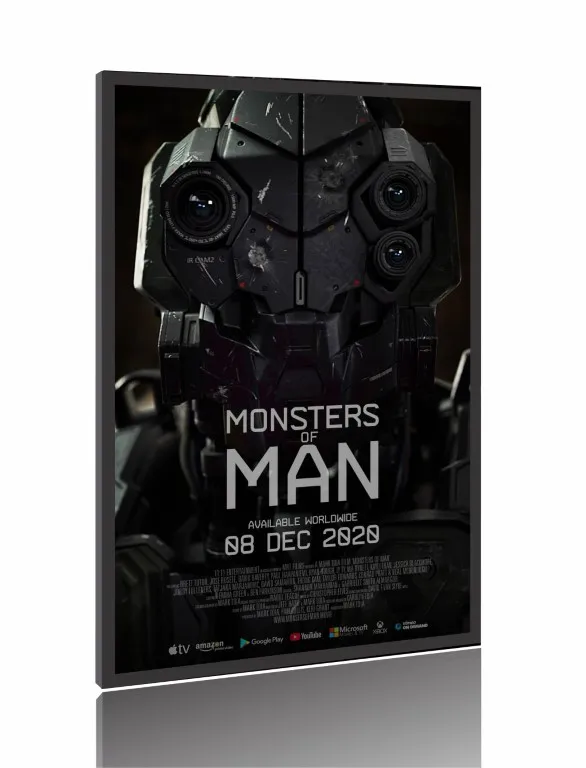 Quadro Poster Filme  Monstros do Homem (2020) Imagem