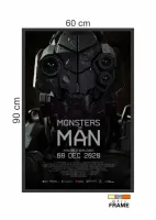 Quadro Poster Filme  Monstros do Homem (2020) - Foto 2