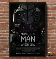 Quadro Poster Filme  Monstros do Homem (2020) - Foto 5