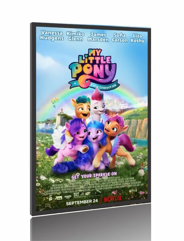 Quadro Poster Filme  My Little Pony Nova Geração (2021) Imagem