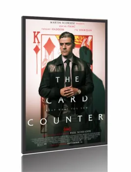 Quadro Poster Filme  O Contador de Cartas (2021)