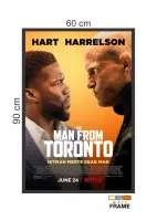 Quadro Poster Filme  O Homem de Toronto (2022) - Foto 2