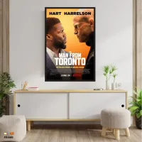 Quadro Poster Filme  O Homem de Toronto (2022) - Foto 4