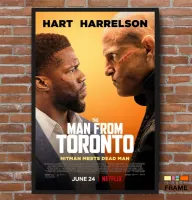 Quadro Poster Filme  O Homem de Toronto (2022) - Foto 5
