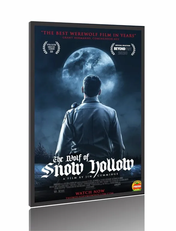 Quadro Poster Filme  O Lobo de Snow Hollow (2020) Imagem