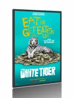 Quadro Poster Filme  O Tigre Branco (2021)