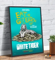 Quadro Poster Filme  O Tigre Branco (2021) - Foto 3