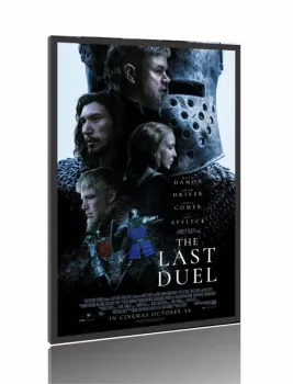 Quadro Poster Filme  O Último Duelo (2021)