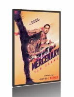 Quadro Poster Filme  O Último Mercenário (2021)