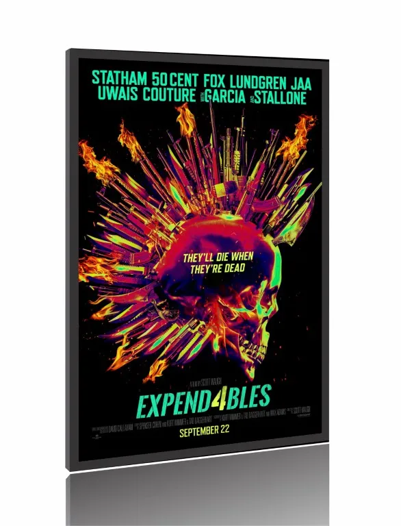 Quadro Poster Filme  Os Mercenários 4 (2023) Imagem