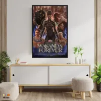 Quadro Poster Filme  Pantera Negra Wakanda para Sempre (2022) - Foto 4