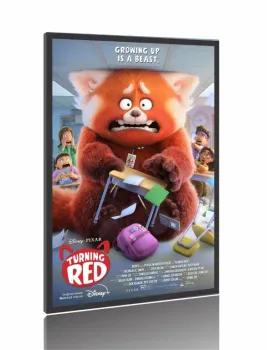 Quadro Poster Filme  Red Crescer é Uma Fera (2022)