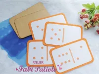 G1.747 Gabarito de Moldes em MDF Dominó 22cm - Foto 2