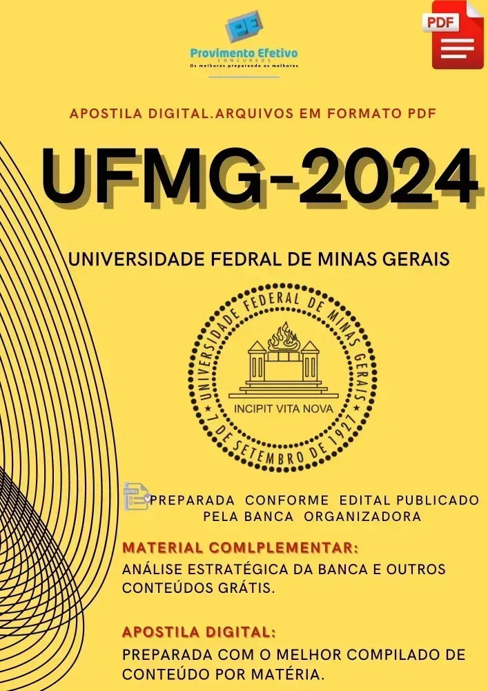Apostila UFMG Contador  2024