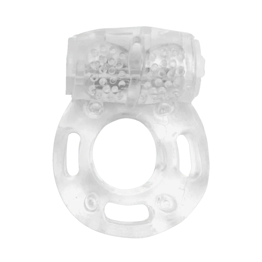 Anel Peniano Borboleta Silicone com Vibrador