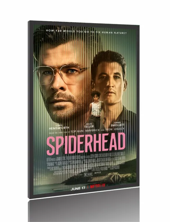 Quadro Poster Filme  Spiderhead (2022) Imagem