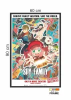 Quadro Poster Filme  SPY x FAMILY CÓDIGO Branco (2023) - Foto 2