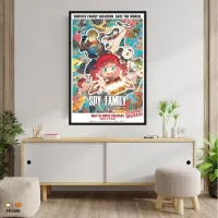 Quadro Poster Filme  SPY x FAMILY CÓDIGO Branco (2023) - Foto 4