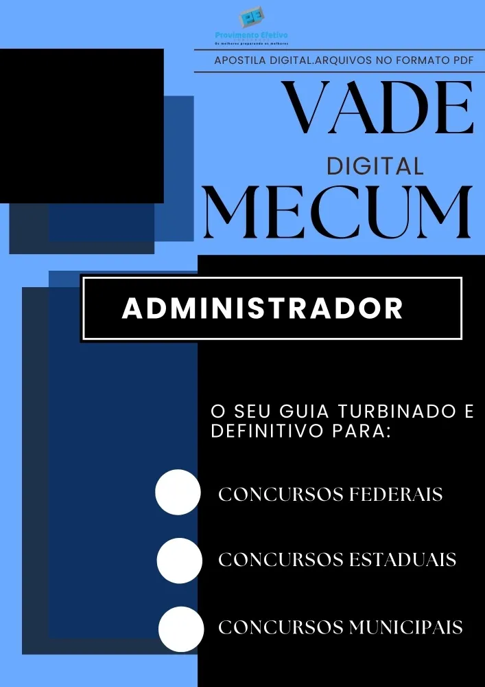 Apostila do Administrador VADE MECUM Digital – O Guia DEFINITIVO