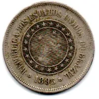 1895 - 100 Réis - Moeda Brasil