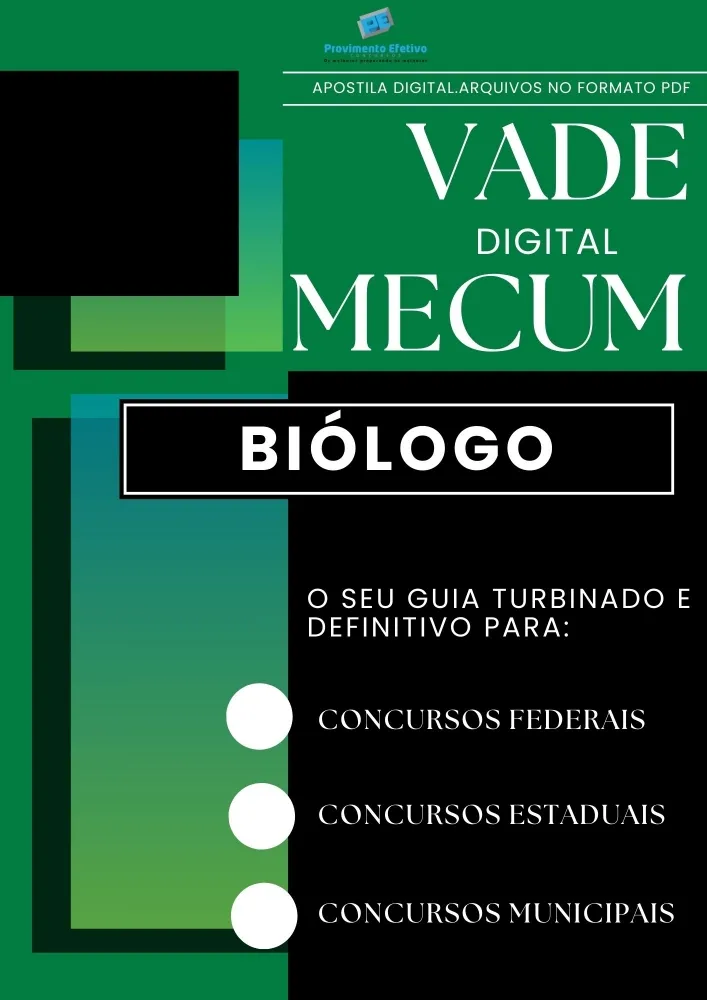 Apostila do Biólogo VADE MECUM Digital – O Guia DEFINITIVO