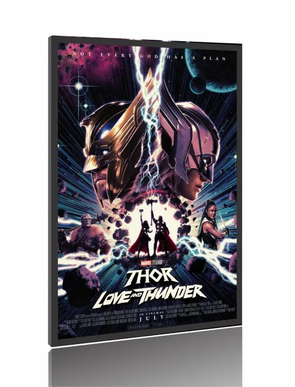 Quadro Poster Filme  Thor Amor e Trovão (2022) Imagem