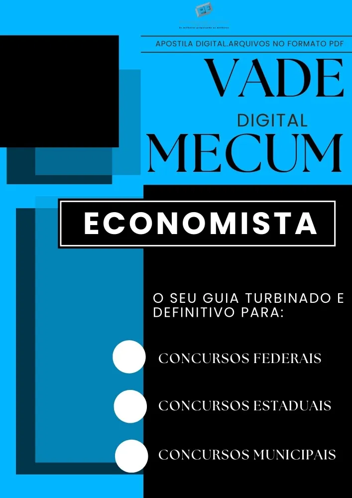 Apostila do Economista VADE MECUM Digital – O Guia DEFINITIVO.