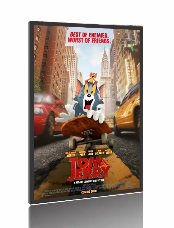 Quadro Poster Filme  Tom & Jerry O Filme (2021) Imagem