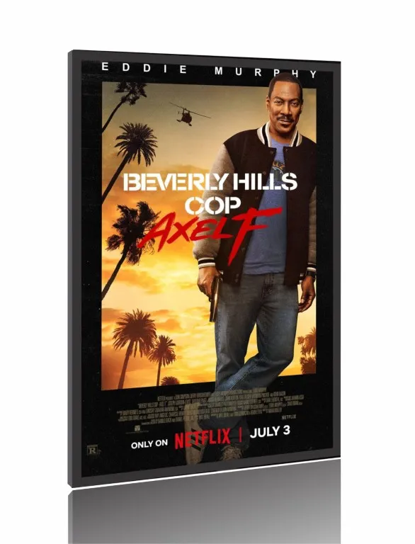 Quadro Poster Filme  Um Tira da Pesada 4 Axel Foley (2024) Imagem
