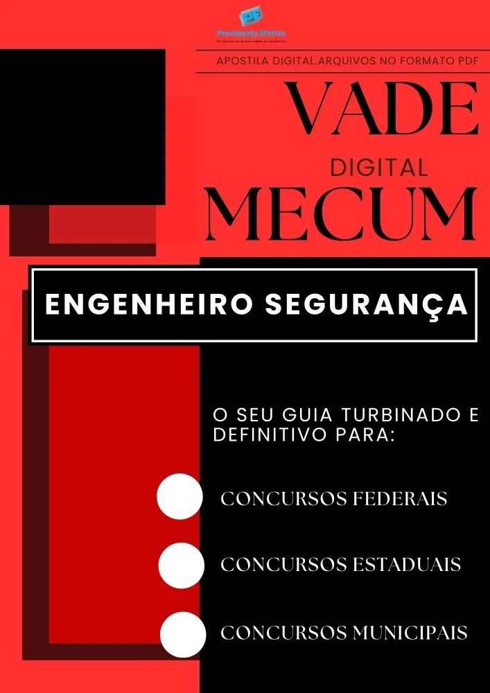 Apostila do Engenheiro de Segurança do Trabalho VADE MECUM Digital – O Guia DEFINITIVO