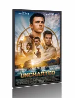 Quadro Poster Filme  Uncharted Fora do Mapa (2022)