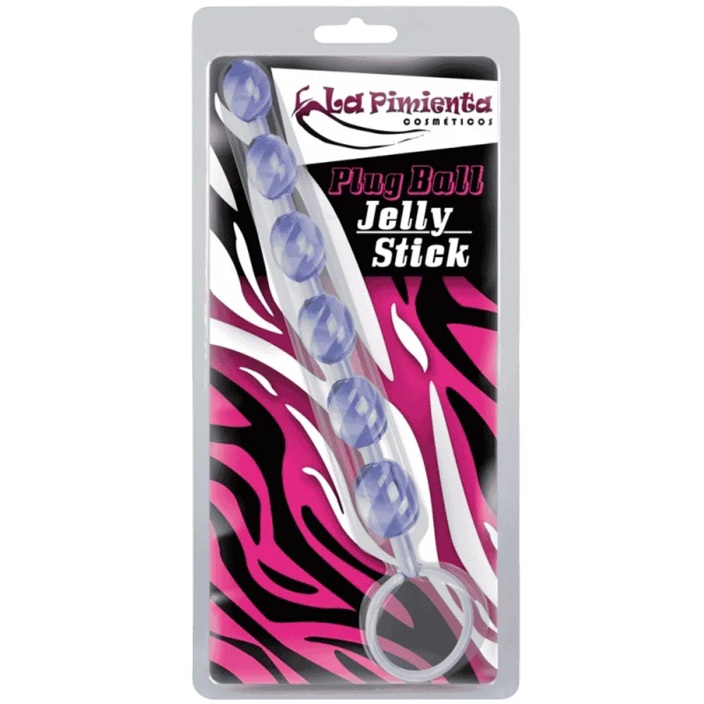 Plug Anal Jelly Stick 6 Esferas