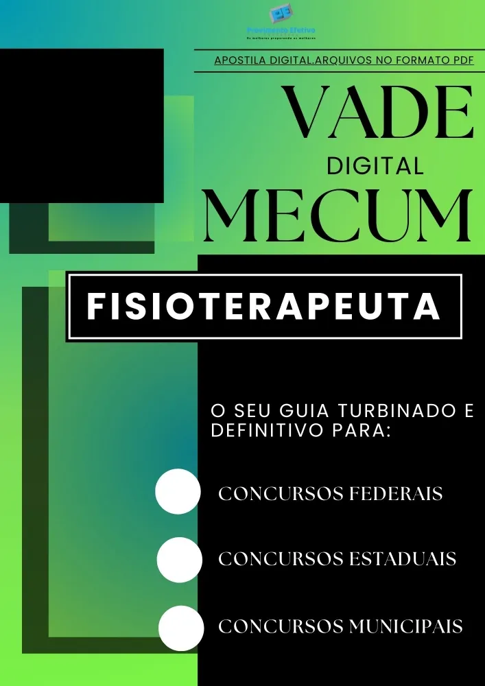 Apostila do Fisioterapeuta VADE MECUM Digital – O Guia DEFINITIVO