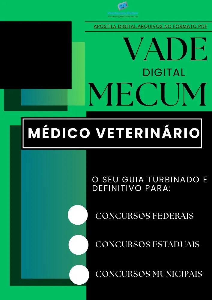 Apostila do Médico Veterinário VADE MECUM Digital – O Guia DEFINITIVO