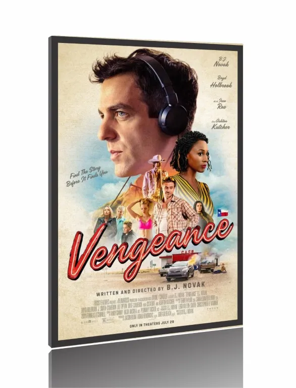 Quadro Poster Filme  Vingança (2022) Imagem