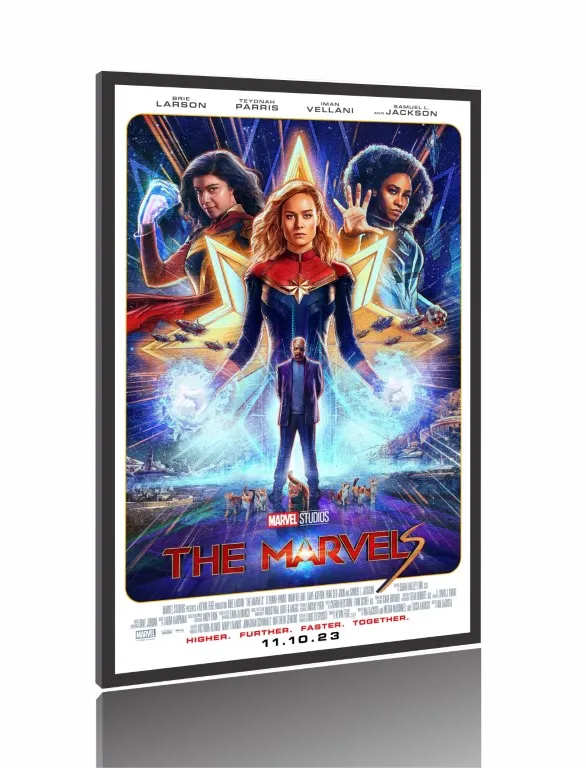 Quadro Poster Filme  As Marvels (2023) Imagem