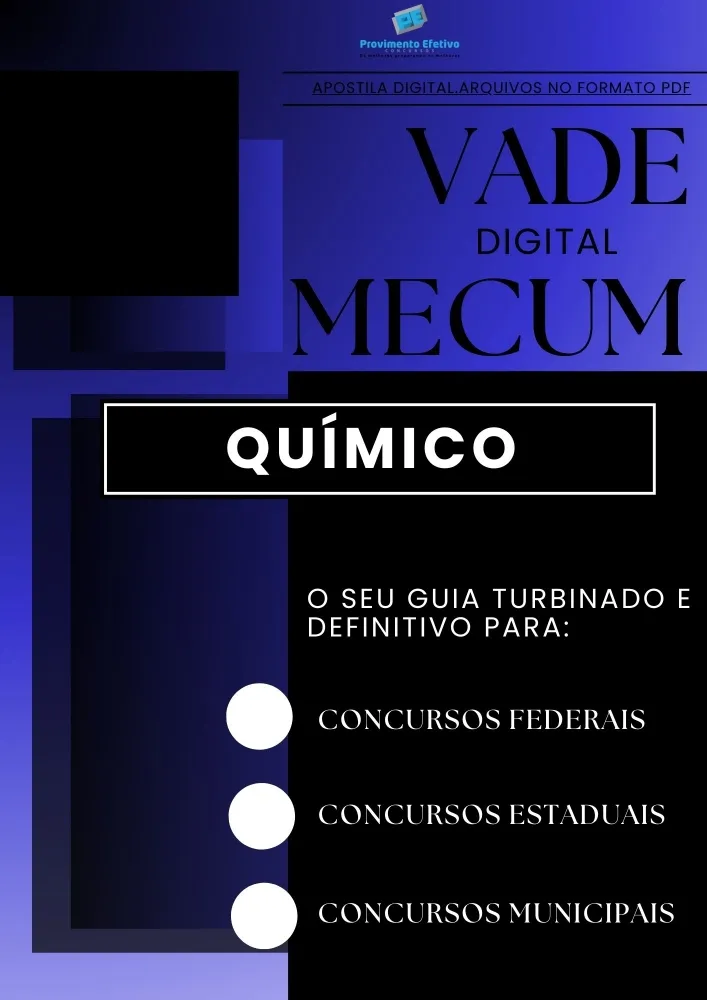 Apostila do Químico VADE MECUM Digital – O Guia DEFINITIVO.