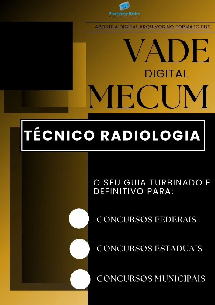 Apostila do Técnico de Radiologia VADE MECUM Digital – O Guia DEFINITIVO.