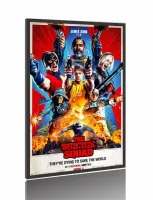 Quadro Poster Filme  O Esquadrão Suicida (2021)