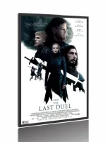 Quadro Poster Filme  O Último Duelo (2021)