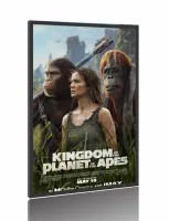 Quadro Poster Filme  Planeta dos Macacos O Reinado (2024)