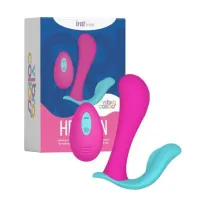 Vibrador Dupla estimulação Heaven - Azul/Pink 