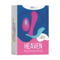 Vibrador Dupla estimulação Heaven - Azul/Pink  - Foto 2