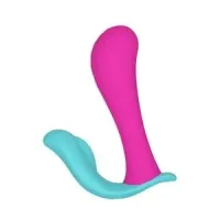 Vibrador Dupla estimulação Heaven - Azul/Pink  - Foto 6