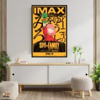 Quadro Poster Filme  SPY x FAMILY CÓDIGO Branco (2023) - Foto 4