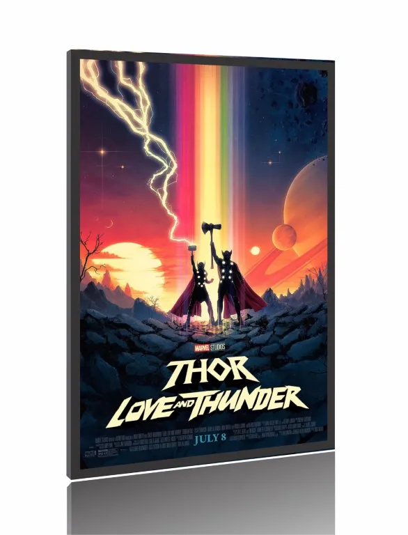 Quadro Poster Filme  Thor Amor e Trovão (2022) Imagem