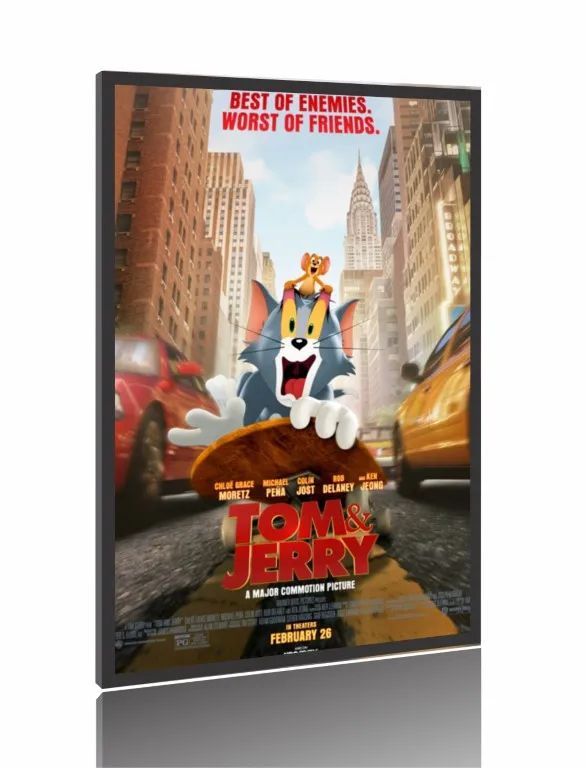 Quadro Poster Filme  Tom & Jerry O Filme (2021) Imagem